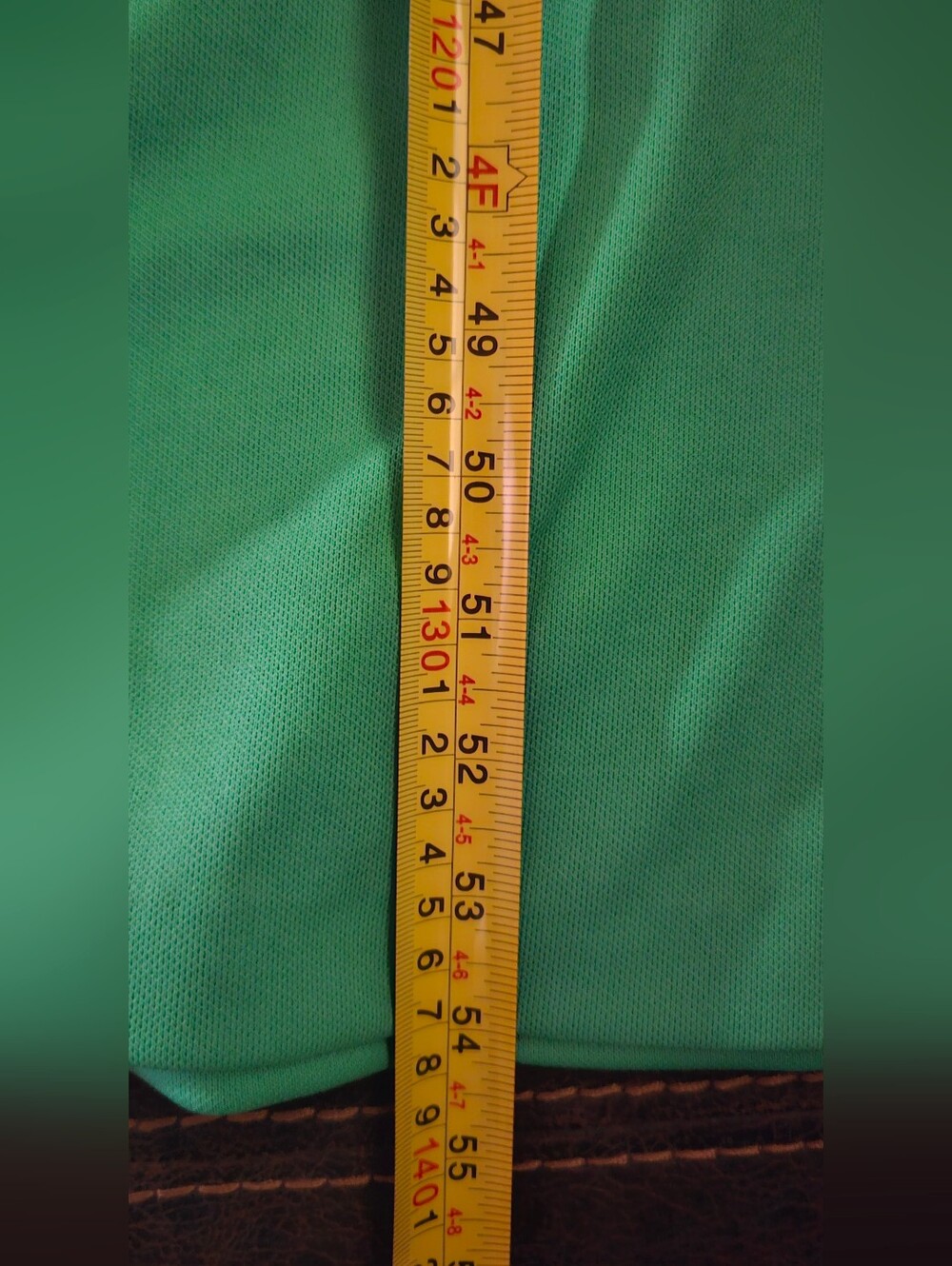 Vintage 1970's Fortrel Celanese Long Chiffon Sleeve Belted Green Maxi Dress Sm 6 - Picture 7 of 8